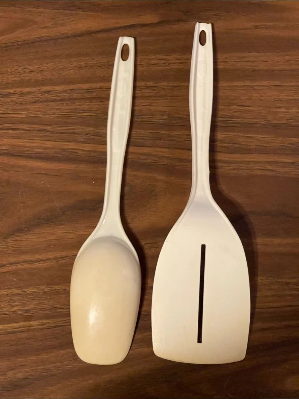 VTG Foley Plastic Spoon and Slotted spatula Turner Kitchen  Set
